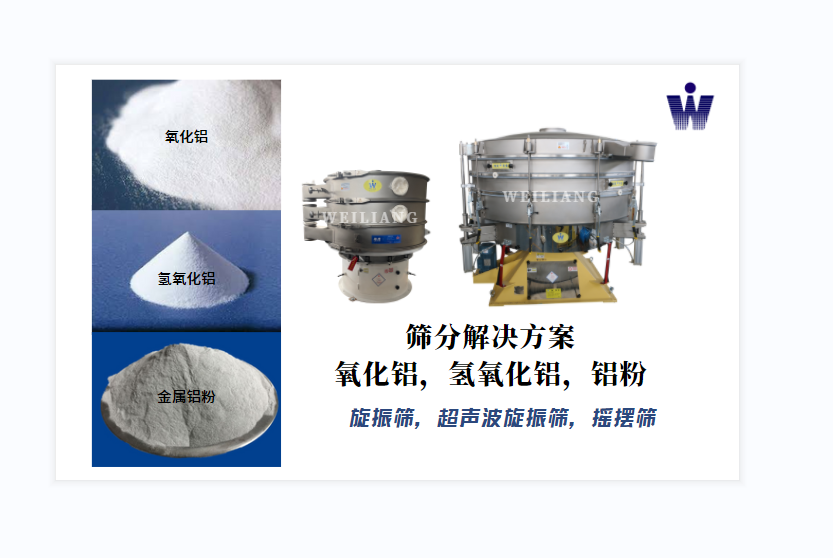 氧化鋁、氫氧化鋁、金屬鋁粉篩分案例